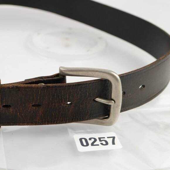 Levis Mens Belt Size XL Extra Large 42 44 Brown Leather 2" Width Work Sturdy - Picture 7 of 11